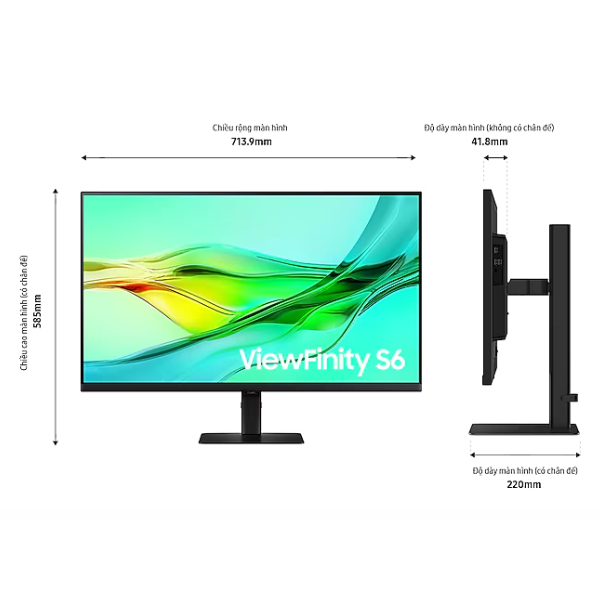 Màn hình đồ họa Samsung ViewFinity LS32D604UAEXXV ảnh 4