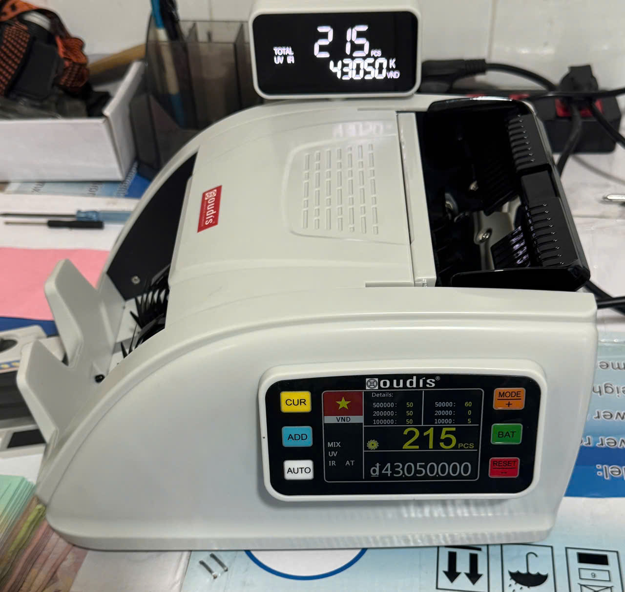 Máy đếm tiền OUDIS 9191NEW
