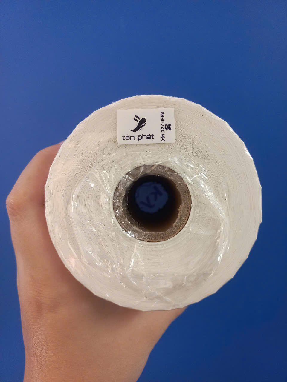 Giấy in mã vạch 2 tem 50x50x50M ảnh 2