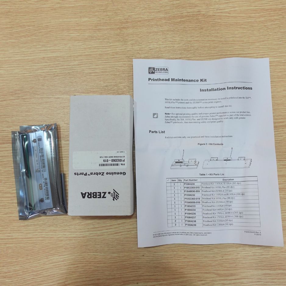 Đầu in mã vạch Zebra 105SL plus 300dpi ảnh 3
