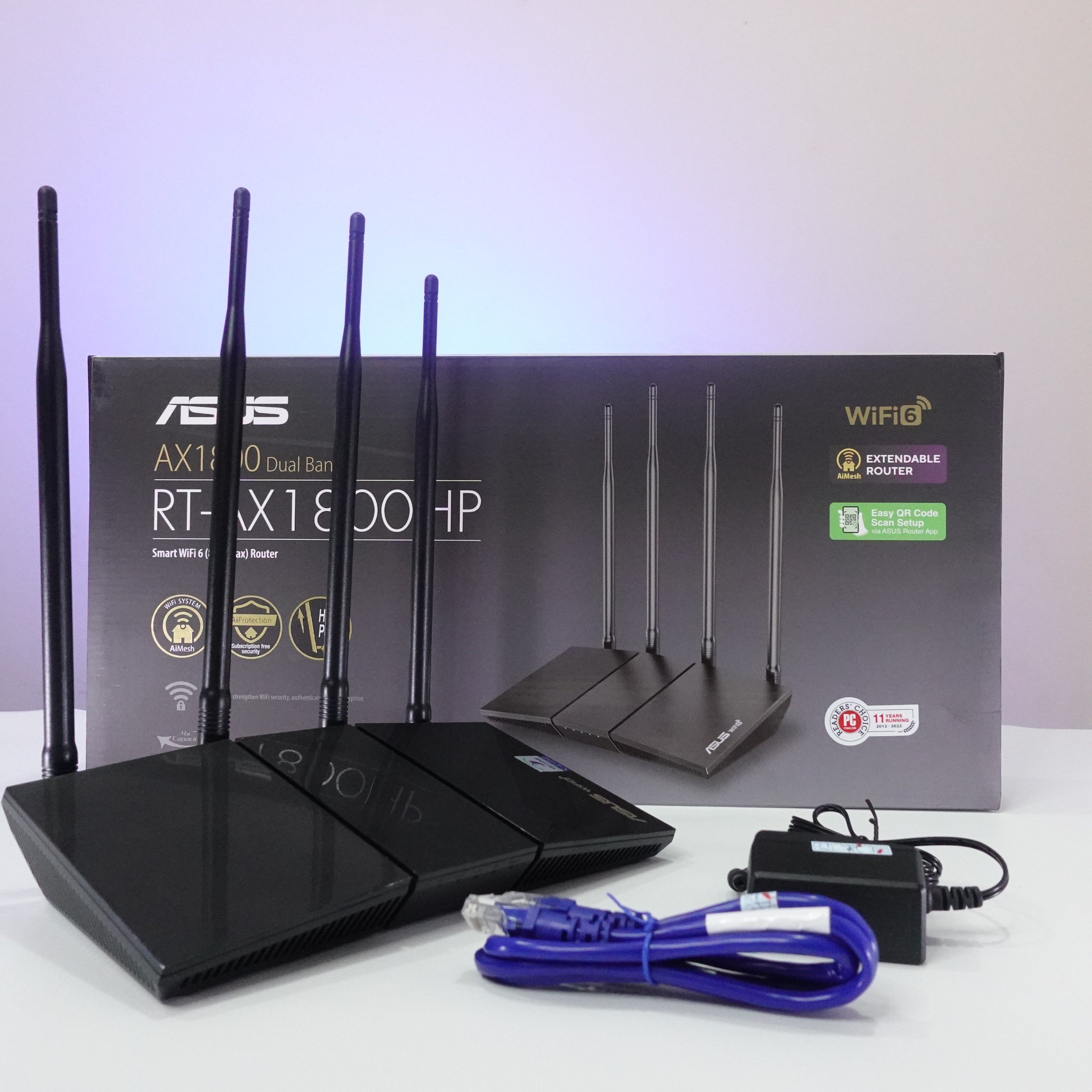 Bộ phát wifi 6 Asus RT-AX1800HP MU-MIMO ảnh 4