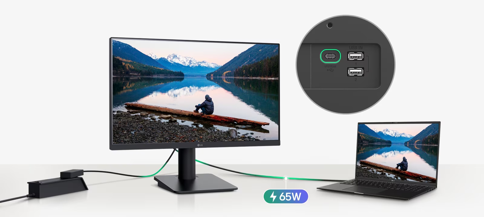 Màn hình LG 24MS570B-B (23.8 inch | Full HD | IPS | 100Hz | 5ms) ảnh 2