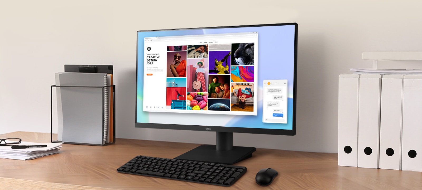 Màn hình LG 24MS570B-B (23.8 inch | Full HD | IPS | 100Hz | 5ms) ảnh 1