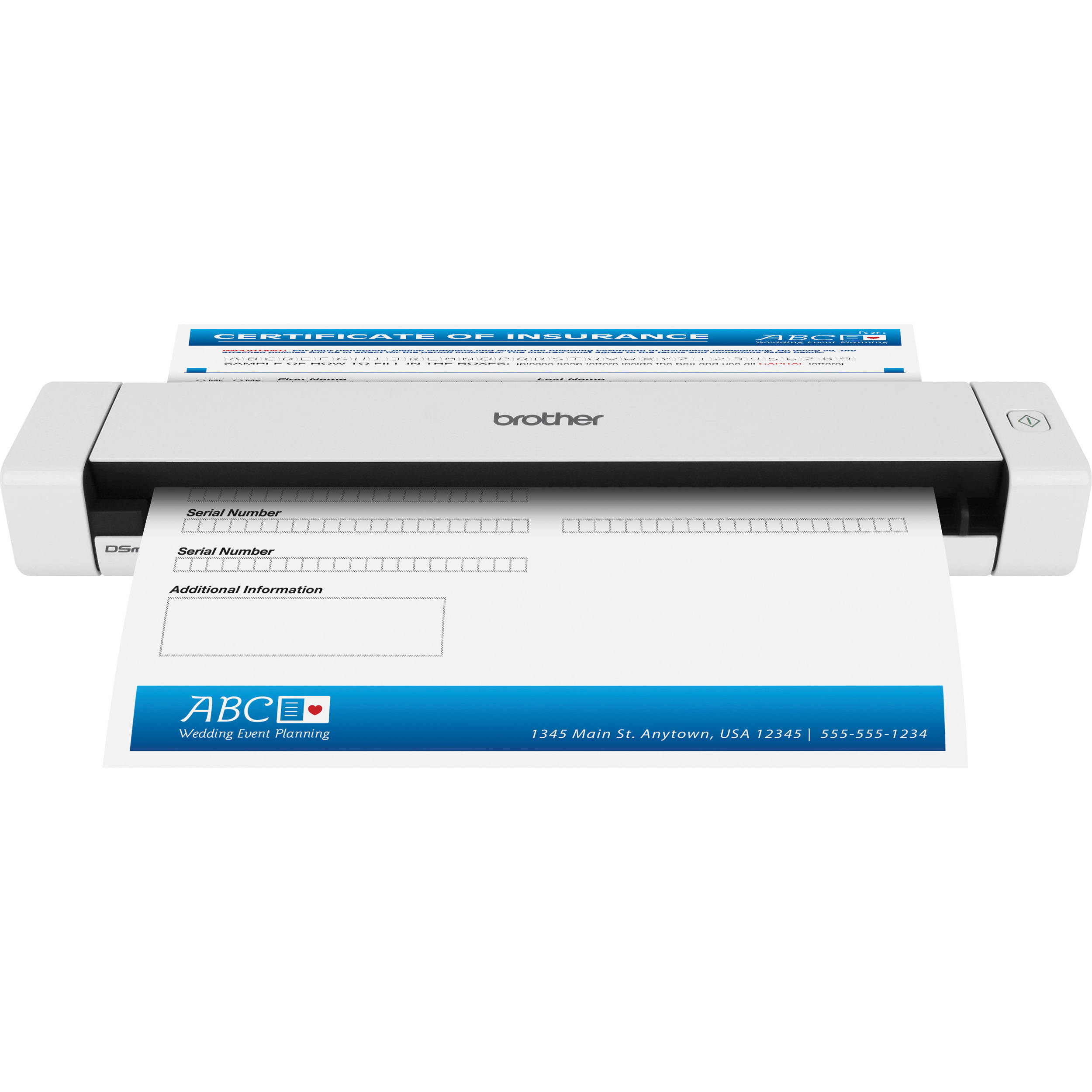 Máy Scan Brother DS-620 (A4/ Đảo mặt/ ADF/ USB) ảnh 1