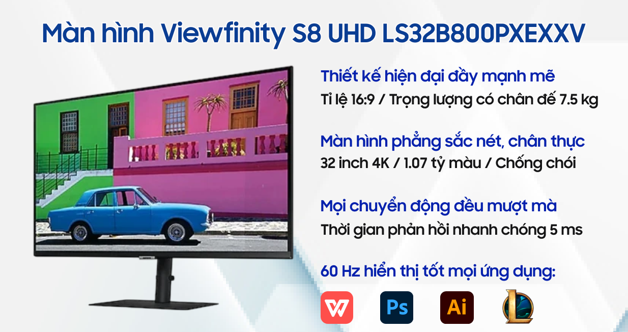 Samsung ViewFinity S8 LS32B800PXEXXV