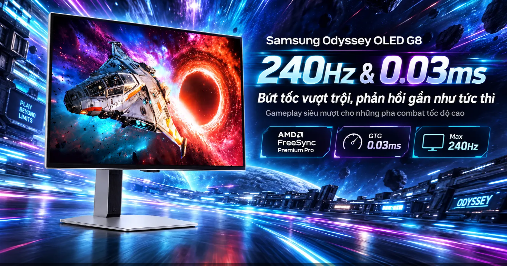 Màn hình Samsung Odyssey OLED G8 G80SH LS27HG802SEXXV