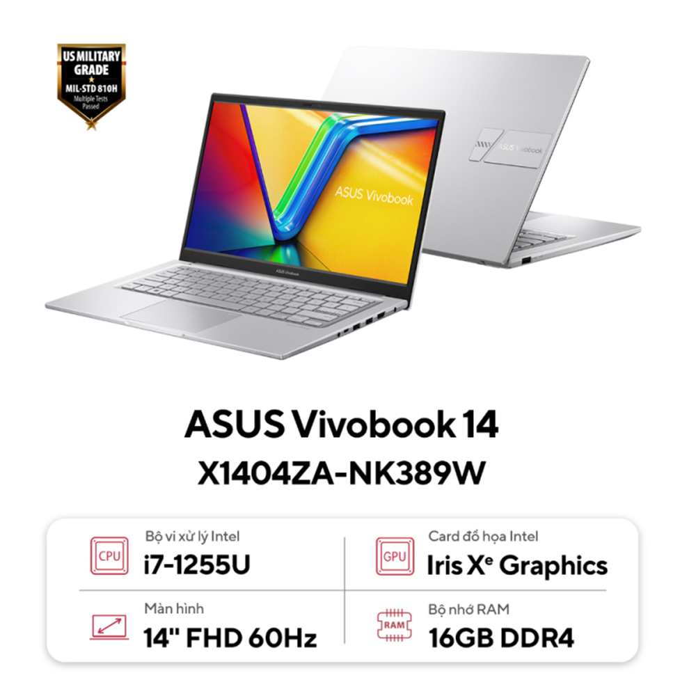 Laptop Asus Vivobook 14 X1404ZA-NK389W ảnh 1