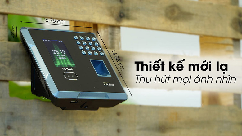 M&aacute;y chấm c&ocirc;ng ZK Teco MB160 (v&acirc;n tay, khu&ocirc;n mặt, thẻ từ)