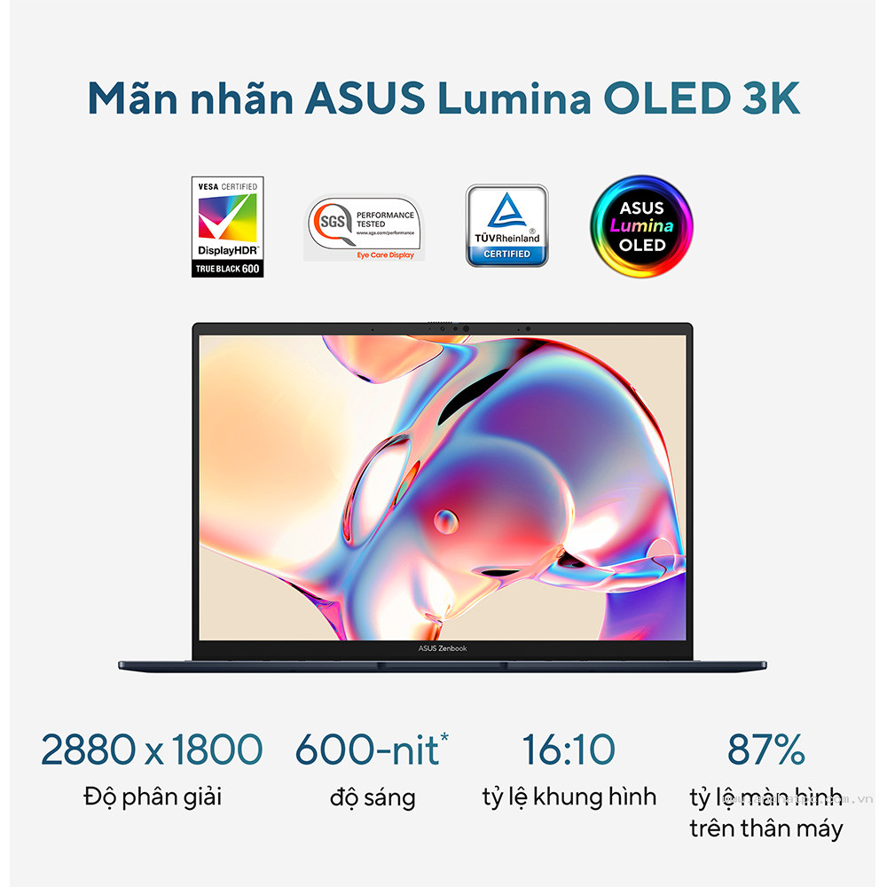 Laptop Asus Zenbook 14 OLED UX3405MA-PP588W ảnh 3