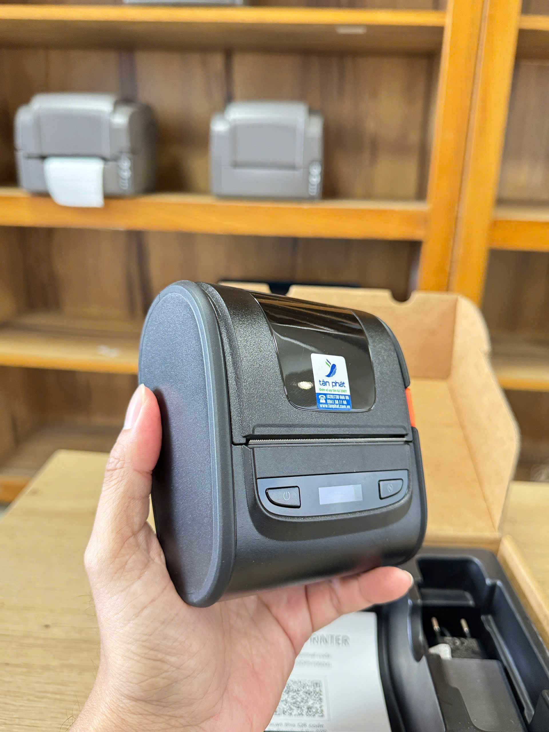 Máy in mã vạch cầm tay Gainscha B300 ảnh 3