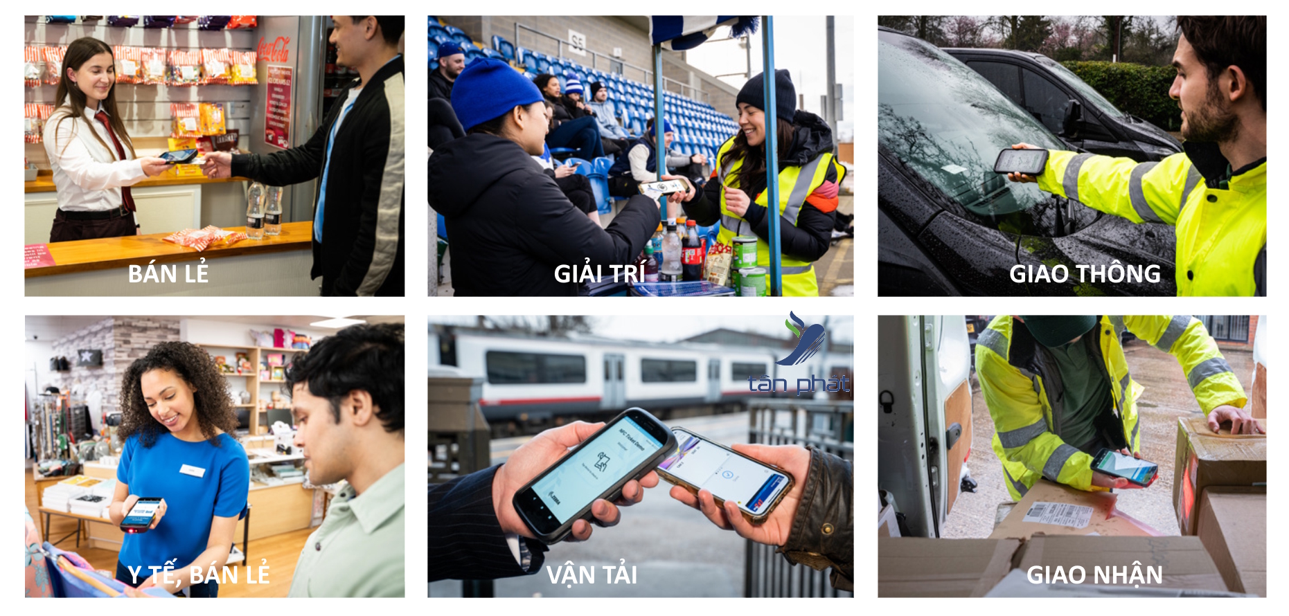 Ứng dụng của máy Zebra TC22, TC27