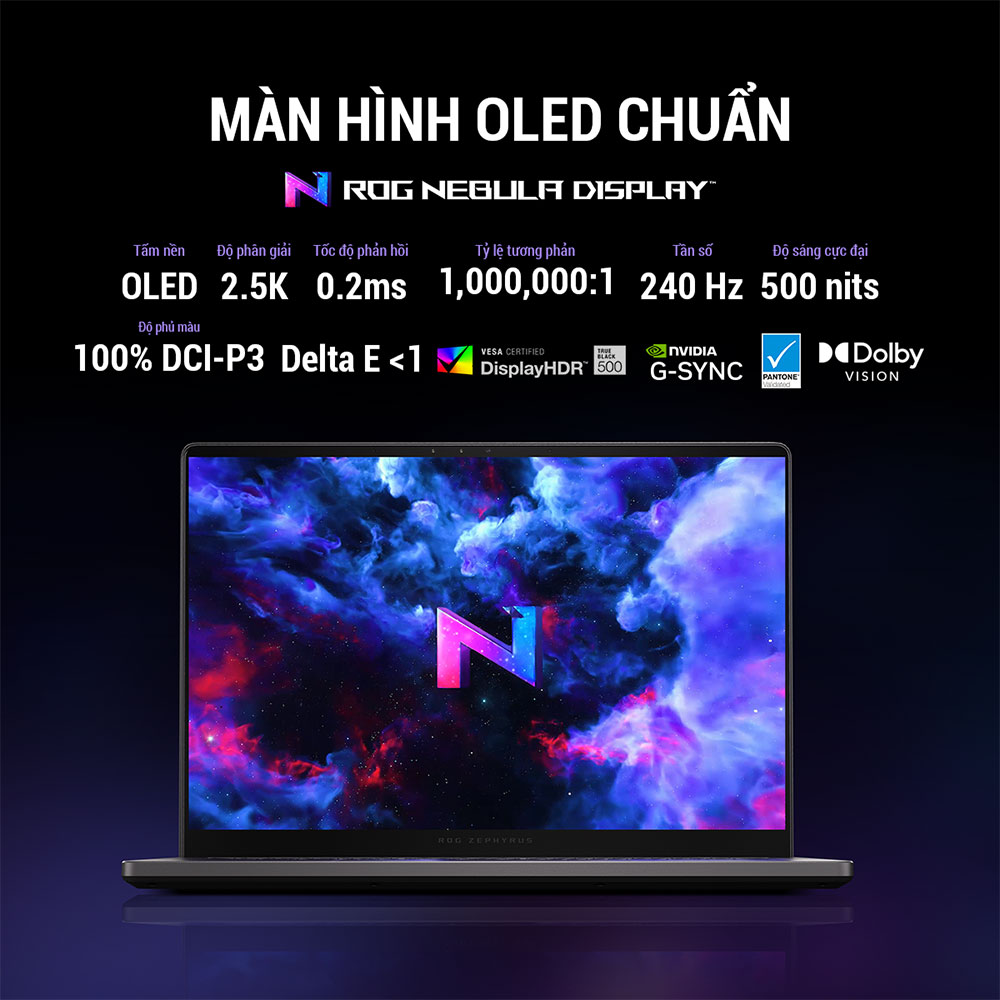 Laptop Asus Gaming ROG Zephyrus G16 GU605MI-QR116W ảnh 2
