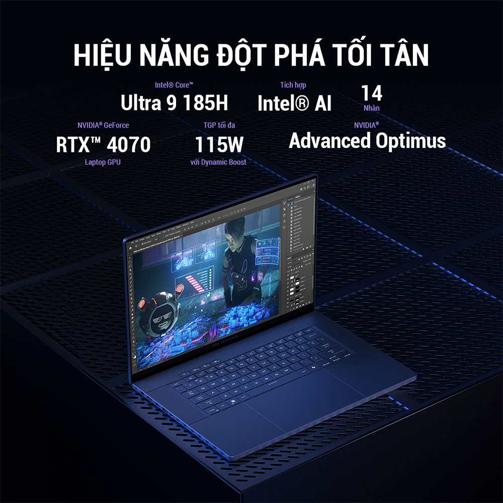 Laptop Asus Gaming ROG Zephyrus G16 GU605MI-QR116W ảnh 7