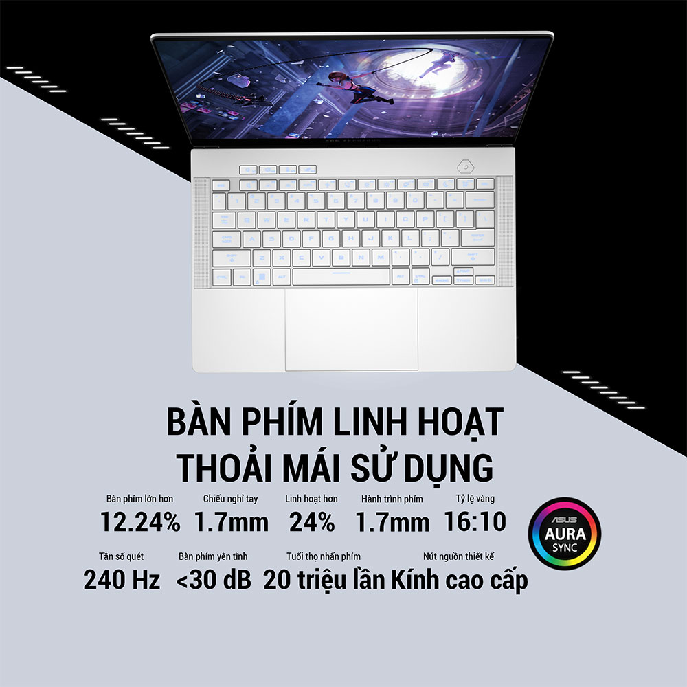 Laptop Asus Gaming ROG Zephyrus G14 GA403UU-QS101W ảnh 4