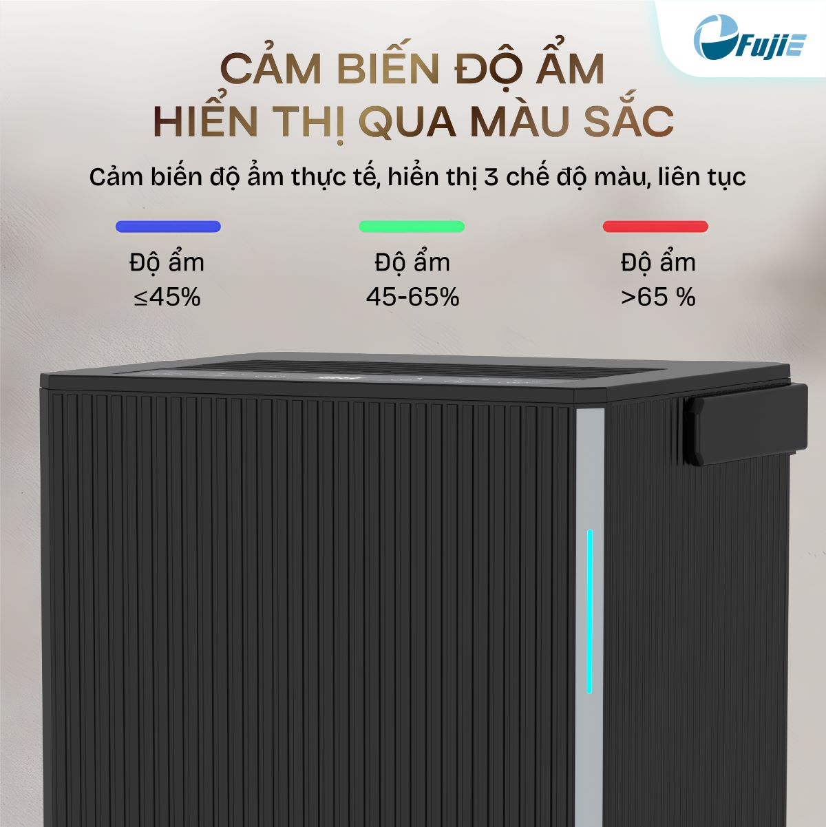 may-hut-am-dan-dung-fujie-hm-912ed-cam bien hien thi
