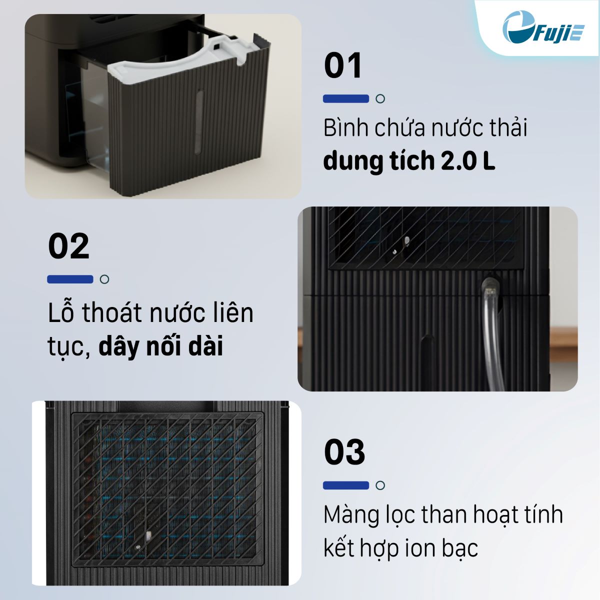 may-hut-am-dan-dung-fujie-hm-912ed- binh chua nuoc 2 lit