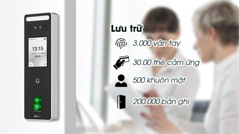 ZK Teco SpeedFace-V3L PRO đa t&iacute;nh năng