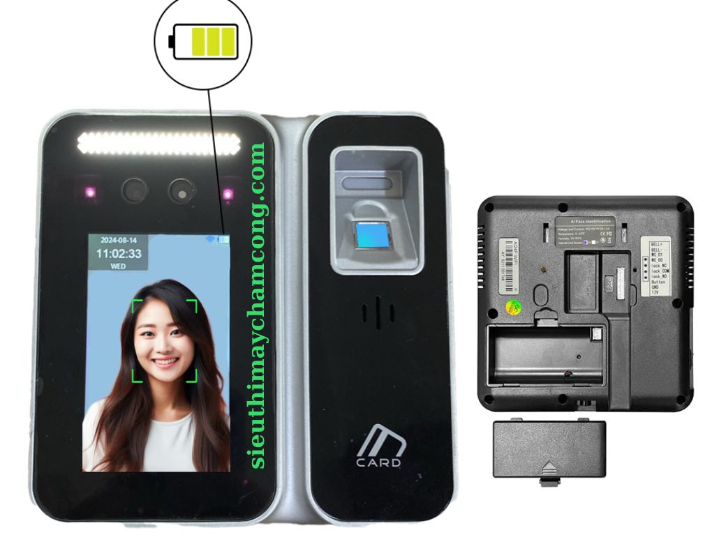 Máy chấm công khuôn mặt Ronald Jack AI24B ảnh 1