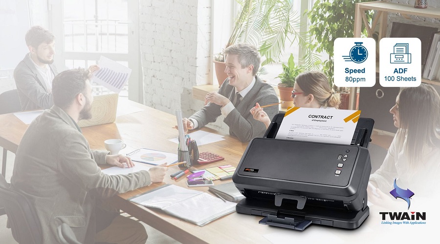 Máy Scan Plustek SmartOffice S30 (A3/A4/ Đảo mặt/ ADF/ USB) ảnh 1