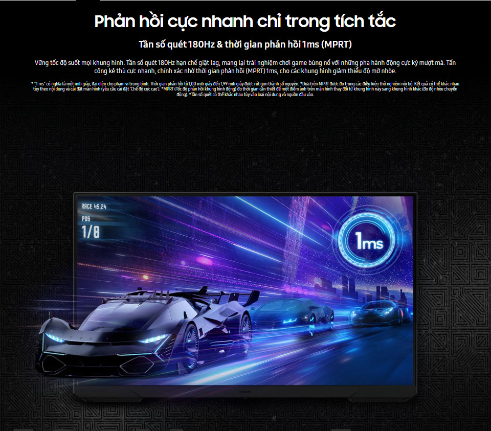 Màn hình SAMSUNG Odyssey G3 G30D LS27DG302EEXXV (27Inch / FHD / 1ms / 180Hz / VA) ảnh 2
