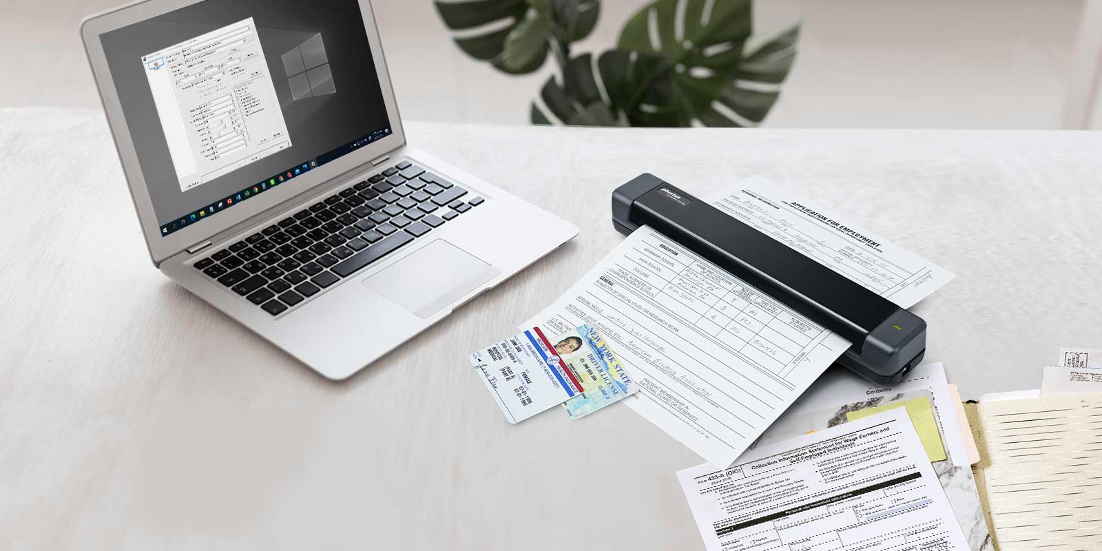 Máy Scan Plustek MobileOffice S410 Plus (A4/ USB) ảnh 1