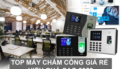 Top 3 máy chấm công bán chạy nhất 6 tháng đầu năm 2020