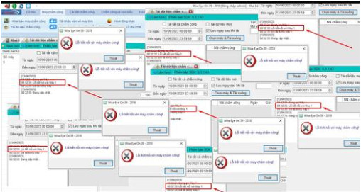 Hướng Dẫn khắc phục LỖI KẾT NỐI với Máy Chấm Công sử dụng Wise Eye Mix3