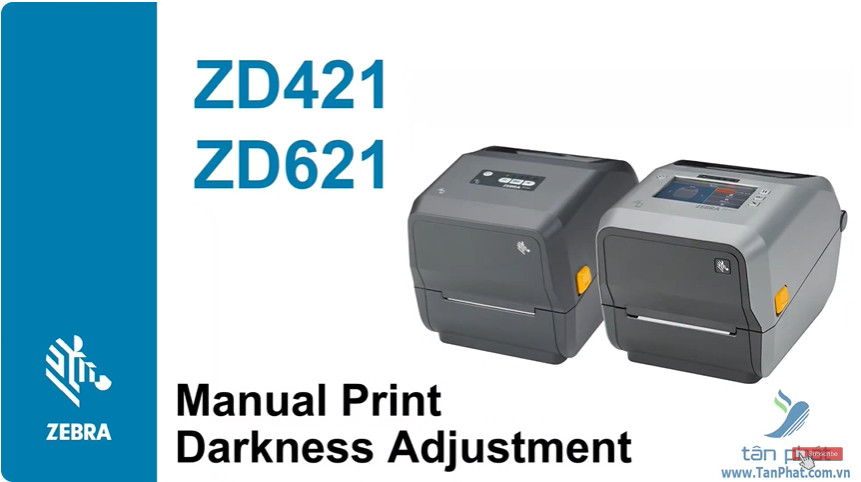 Hướng dẫn chỉnh độ đậm trên máy in mã vạch Zebra ZD421