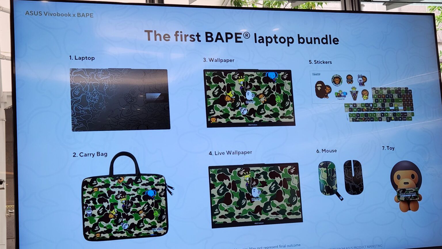 Laptop Asus Vivobook BAPE Edition quà tặng