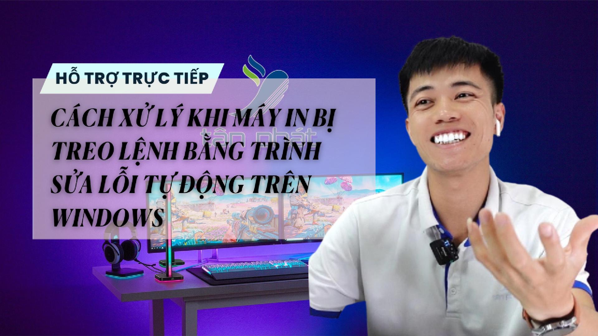TRỰC TIẾP CÁCH XỬ LÝ KHI MÁY IN BỊ TREO LỆNH BẰNG TRÌNH SỬA LỖI TỰ ĐỘNG TRÊN WINDOWS