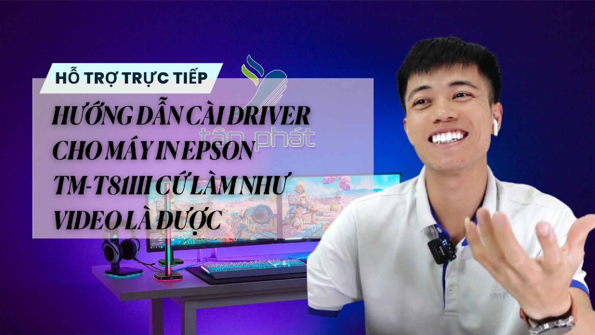 TRỰC TIẾP HƯỚNG DẪN CÀI DRIVER CHO MÁY IN EPSON TM T81III CỨ LÀM NHƯ VIDEO LÀ ĐƯỢC