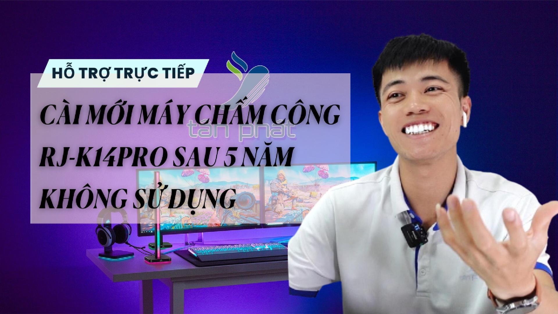 TRỰC TIẾP CÀI MỚI MÁY CHẤM CÔNG RJ K14PRO SAU 5 NĂM KHÔNG SỬ DỤNG