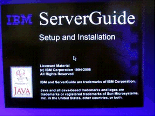 Hướng dẫn tạo một CD IBM ServerGuide Setup