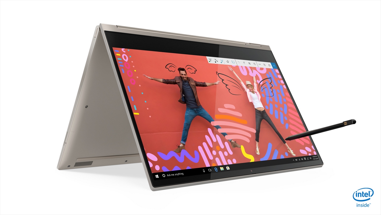 Lenovo Yoga C930: Laptop biến hình cao cấp có cả bút cảm ứng, loa tích hợp trong bản lề!