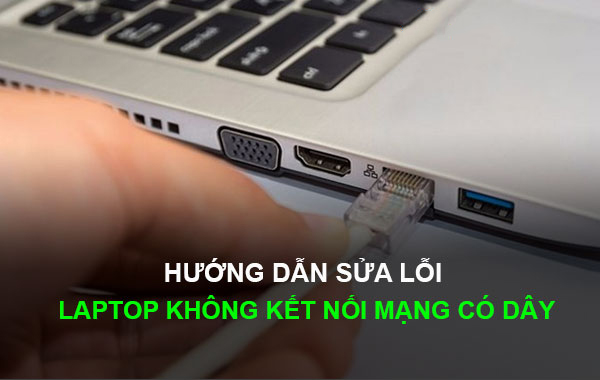 Hướng dẫn sửa lỗi Laptop không kết nối mạng có dây