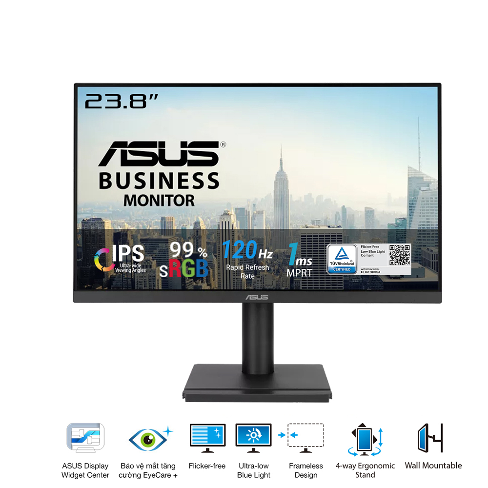 Màn hình Asus VA249QGS (23.8Inch/ Full HD/ 1ms/ 120HZ/ 350cd/m2/ IPS)