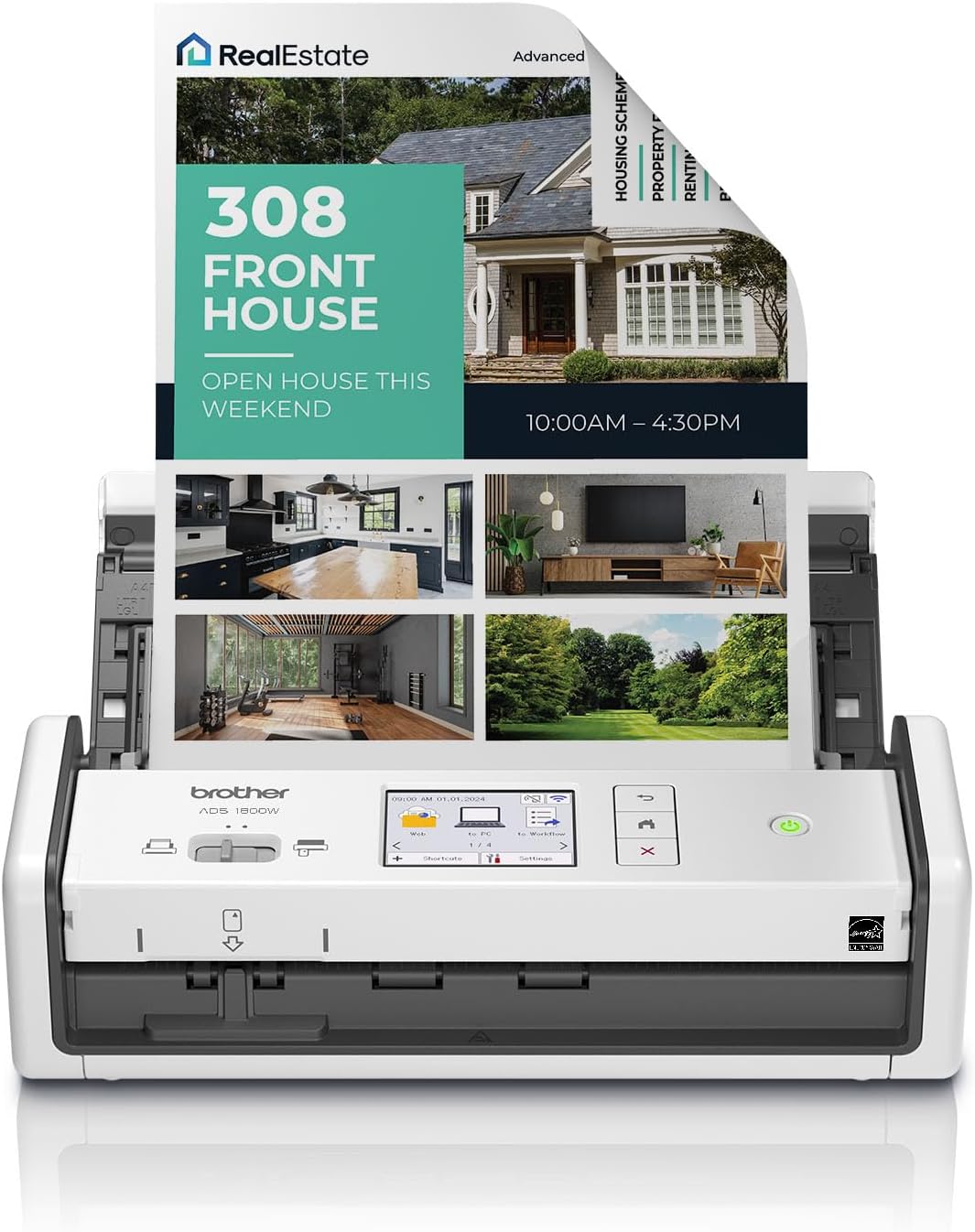 Máy Scan Brother ADS-1800W (A4/A5/ Đảo mặt/ ADF/ USB/ LAN/ WIFI)