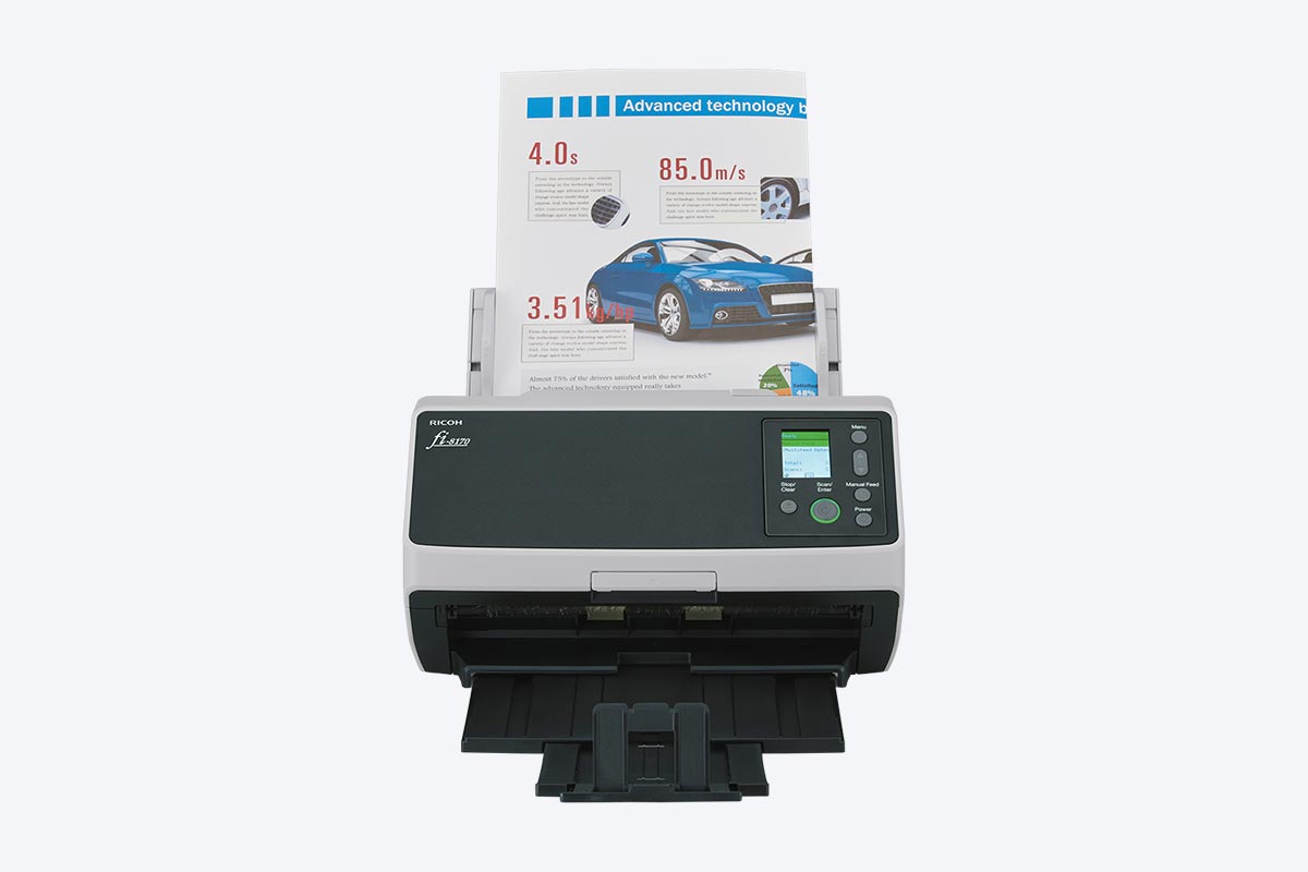 Máy Scan Ricoh FI-8170 PA03810-B051 (A4/A5/ Đảo mặt/ ADF/ USB / LAN )