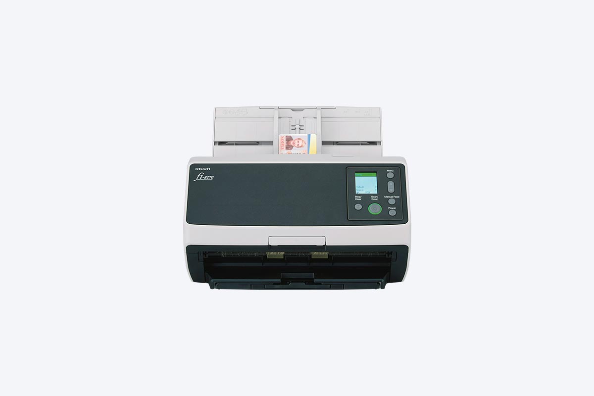 Máy Scan Ricoh FI-8170 PA03810-B051 (A4/A5/ Đảo mặt/ ADF/ USB / LAN )