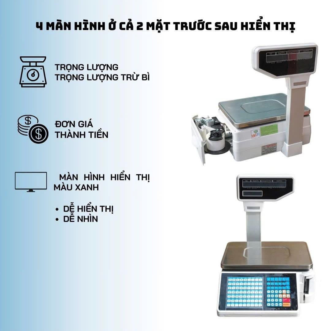 Cân điện tử TM-A 30kg - Giải pháp siêu thị cân thịt cá, rau quả