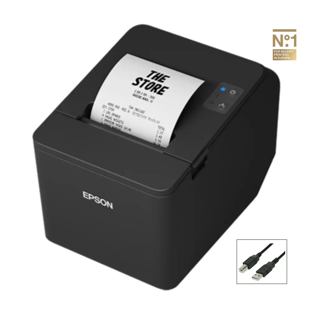 Máy in hóa đơn Epson TM-T82IV (USB, LAN, RS232)