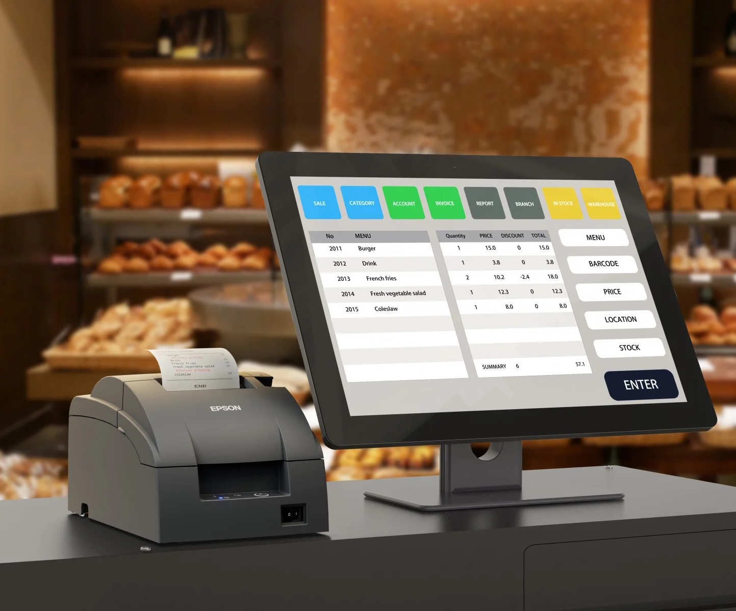 Máy in hoá đơn EPSON TM-U220IIB (Cổng Usb)