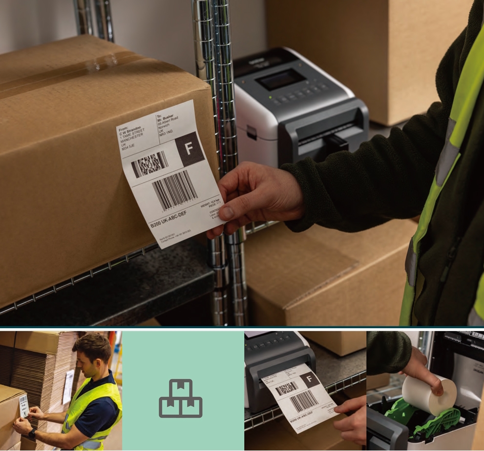 Máy in nhãn Brother TD-2320D (300 DPI)