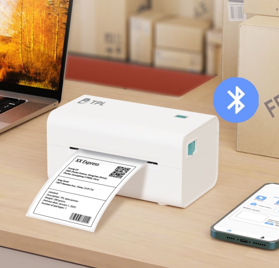 Máy in mã vạch TD-402S (USB + BLUETOOTH)