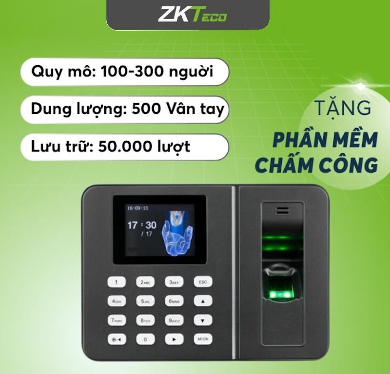 Máy chấm công vân tay ZKteco LX35
