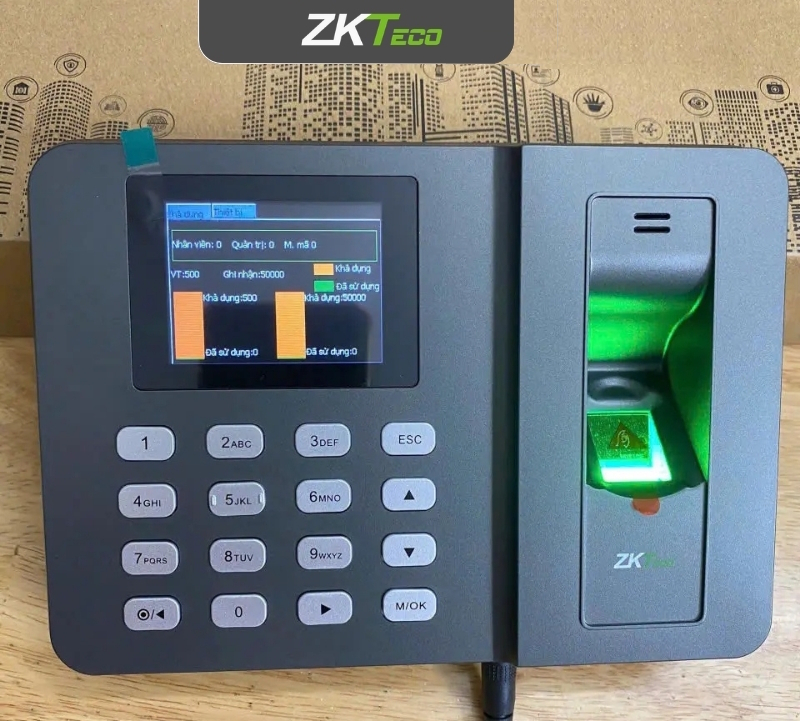 Máy chấm công vân tay ZKteco LX35