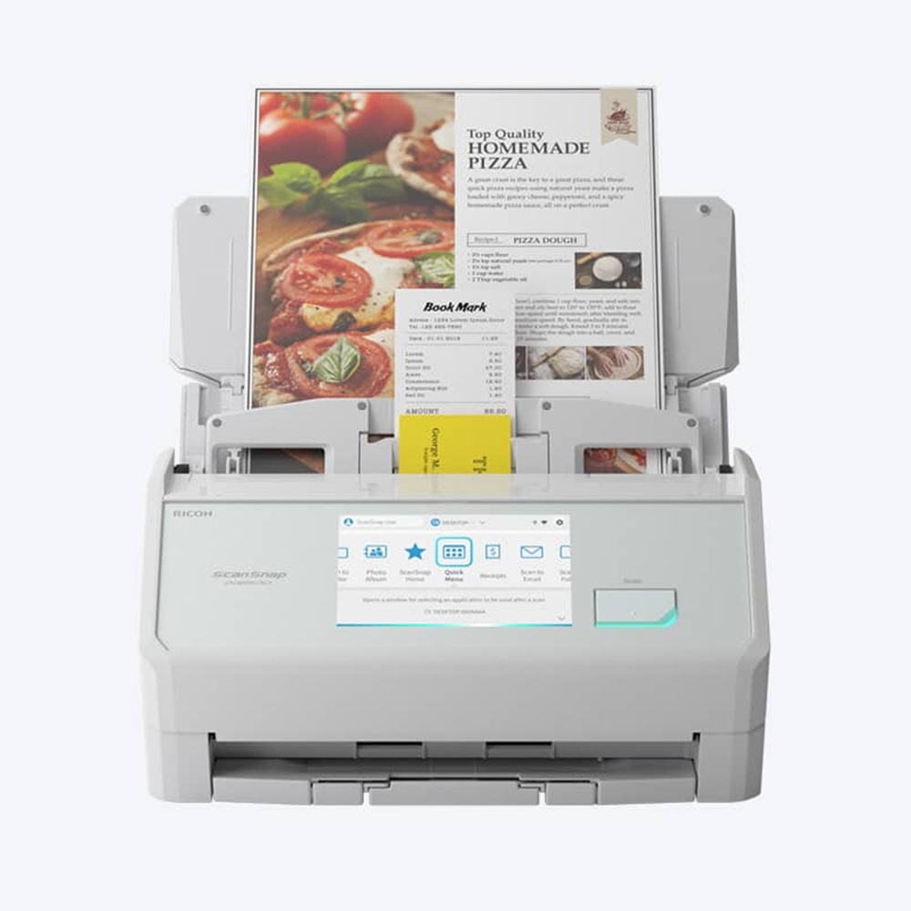 Máy scan tài liệu Ricoh iX2500 (A4, Scan 2 mặt tự động, ADF, USB, Wi-Fi 6)