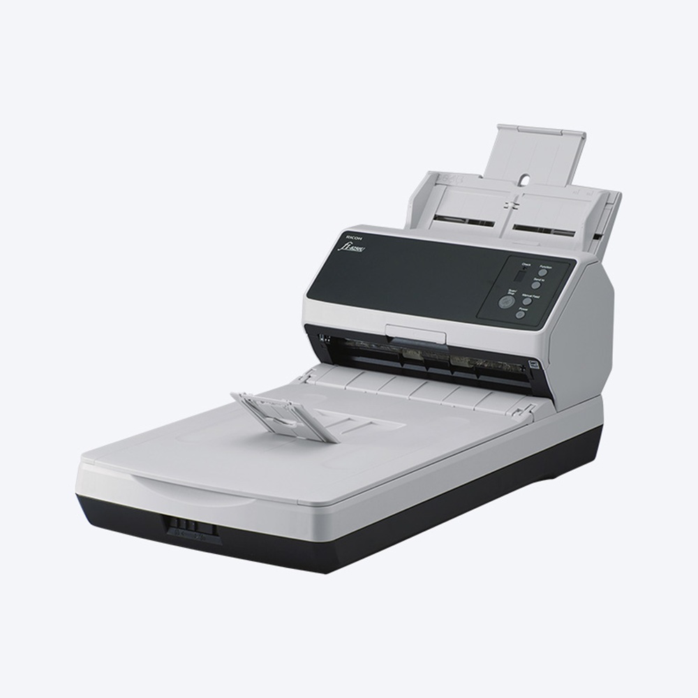 Máy scan tài liệu Ricoh fi-8290 (A4, Scan 2 mặt tự động, ADF, Flatbed, USB 3.2, LAN)