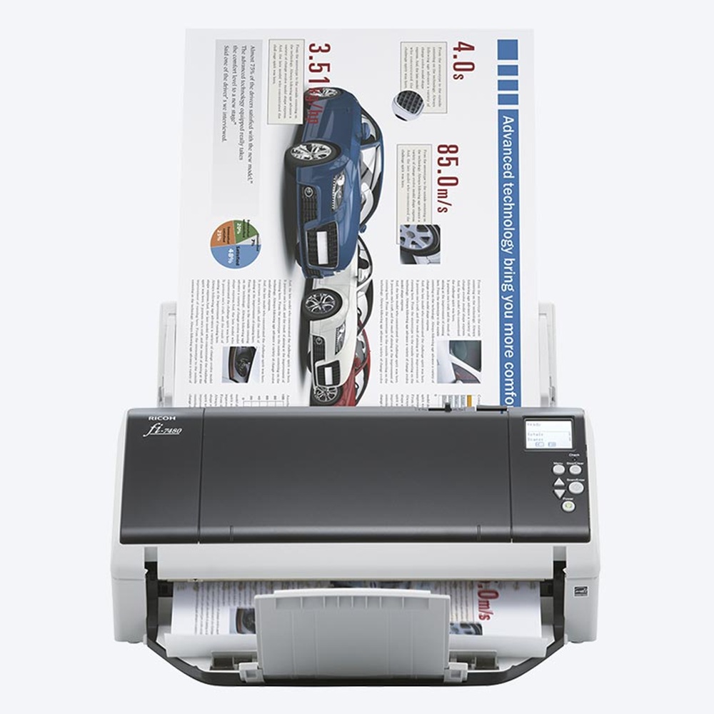 Máy scan tài liệu Ricoh fi-7480 (A3, Scan 2 mặt tự động, ADF, USB 3.0)