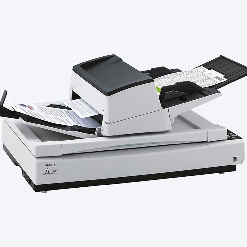 Máy scan tài liệu Ricoh fi-7700 (A3, Scan 2 mặt tự động, ADF, Flatbed, USB 3.1)